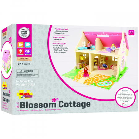 Casuta din lemn pentru papusi - Flowers [13]