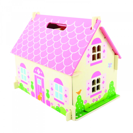 Casuta din lemn pentru papusi - Flowers [10]