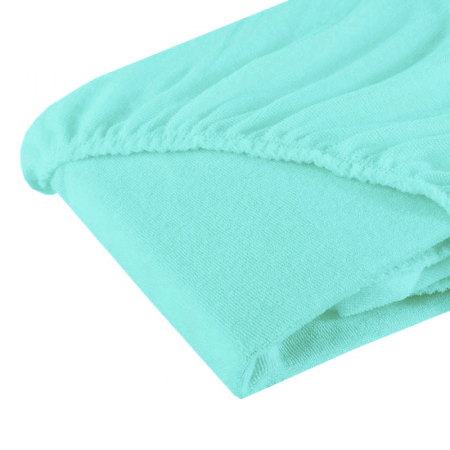 Cearsaf cu elastic din frotir Menta 120/60 cm [1]
