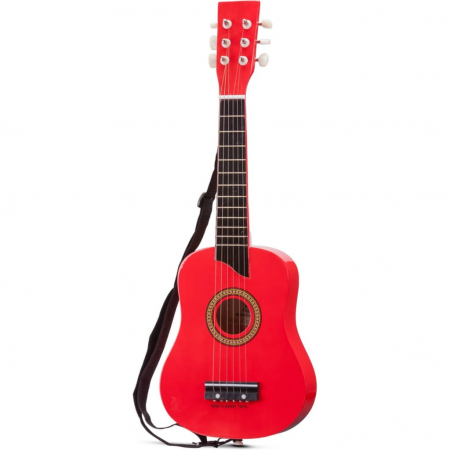 Jucarii muzicale - Chitara Rosie Luxe New Classic Toys