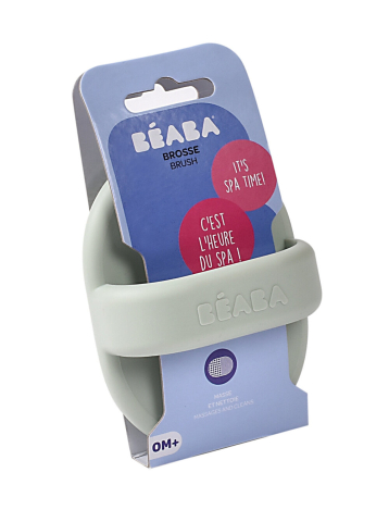 Produse pentru baie - Perie de imbaiat din silicon Beaba Misty Green
