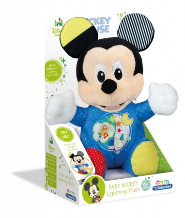 Jucarii bebelusi - Clementoni Plus Baby Mickey Cu Lumini Si Sunete