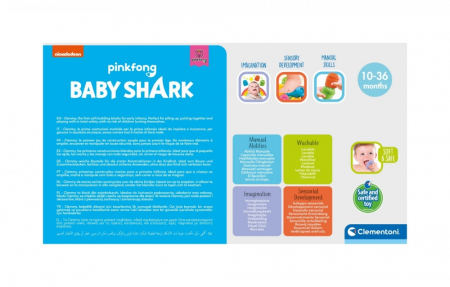 Clemmy - Plasa Cu 22 De Cuburi Si Figurine Rechin [1]