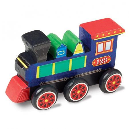 Coloreaza-ti locomotiva din lemn Melissa and Doug [0]