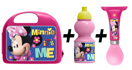 Accesorii biciclete - Combo set lunch box Minnie Stamp