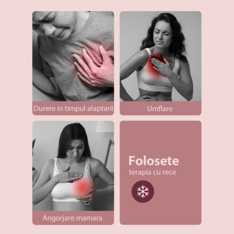 Comprese/perne pentru san Momcozy reutilizabile cald si rece [5]