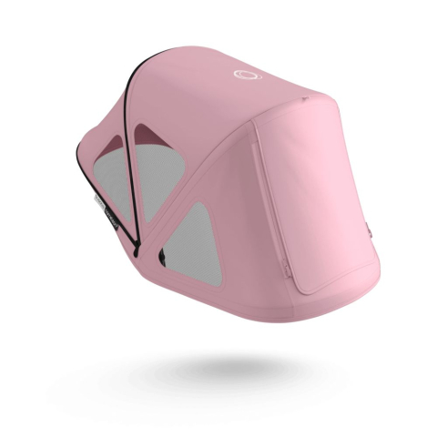 Carucioare si scaune auto - Copertina de soare cu plasa insecte carucior Bugaboo Fox Soft Pink