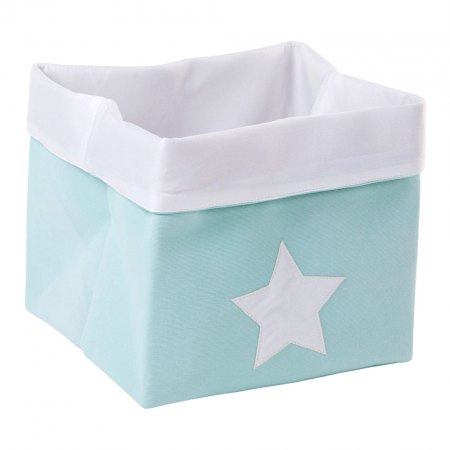 Cos depozitare panza Childhome 32x32x29 cm, Menta [0]