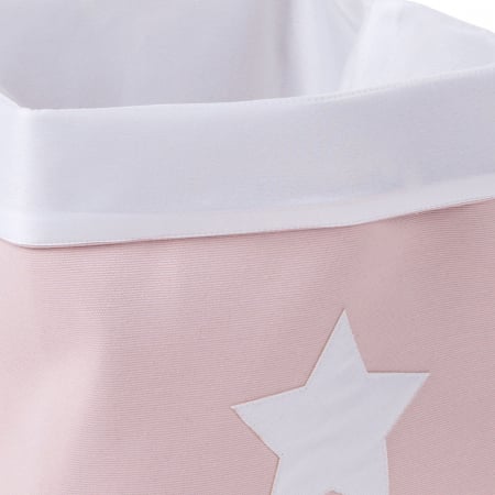 Cos depozitare panza Childhome 32x32x29 cm, Roz [1]