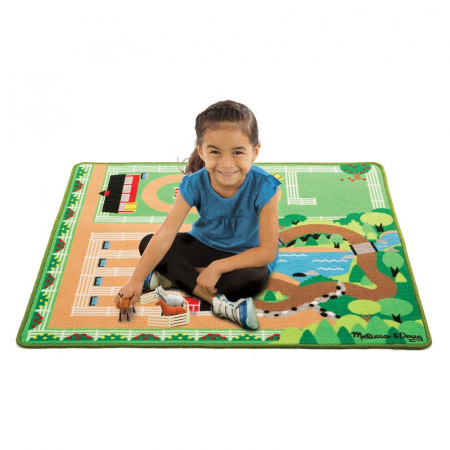Covor de joaca Ferma calutilor - Melissa and Doug [1]