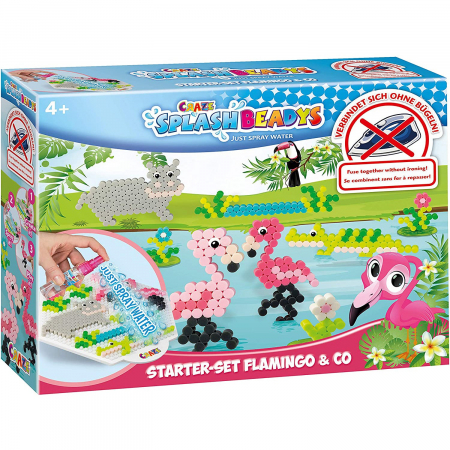 Jucarii si jocuri copii - Craze Set Creatie Margele - Flamingo