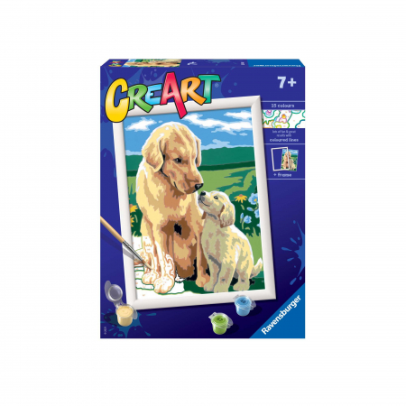 Creart - Pictura Catel Cu Pui [1]