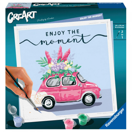 Creart - Pictura Masina Cu Flori [1]
