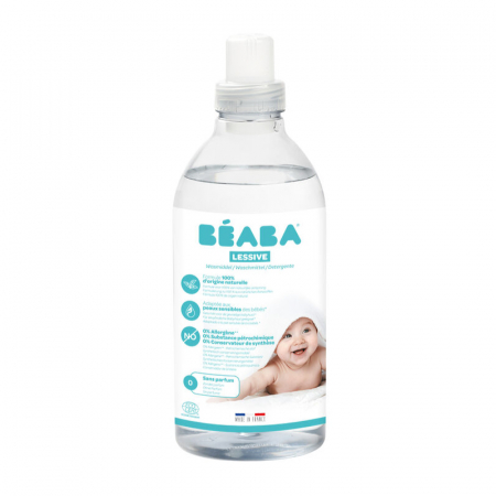 Detergent de rufe lichid Beaba fara parfum, 1 L/16 spalari, Certificat Ecocert [3]