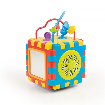 Jucarii bebelusi - Cub 2 in 1 cu activitati