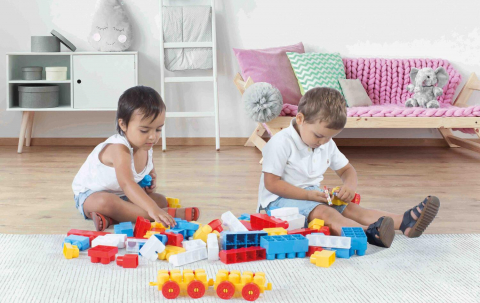 Cuburi de construit din plastic - 50 piese [2]