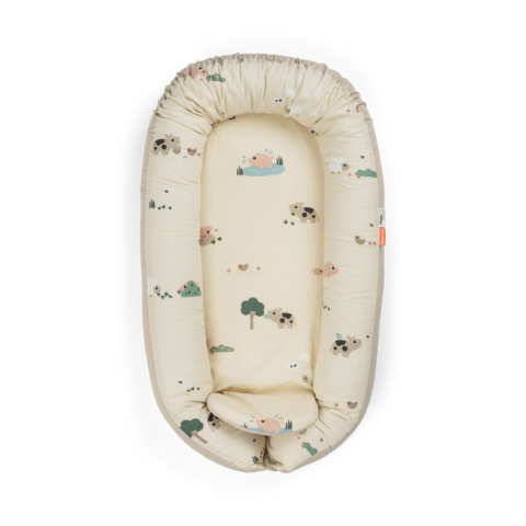 Camera copii si bebelusi - Cuib bebe Done by Deer Cozy Nest Tiny Farm Sand