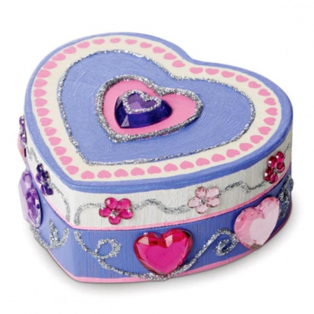 Cutie de decorat din lemn Inimioara [1]