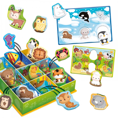 Cutiuta Montessori - Animalutele in mediul lor [1]