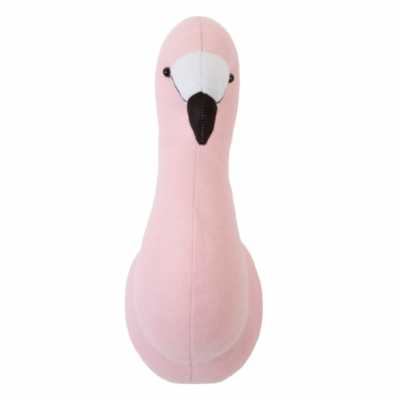 Decoratiune perete Childhome 15x28x36 cm, Flamingo