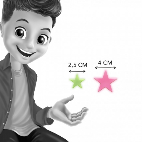 Stele 3D Fosforescente Multicolore [2]