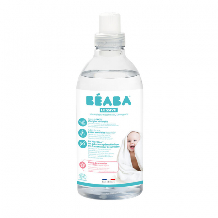 Detergent de rufe lichid Beaba Flori de Mar, 1 L/16 spalari, Certificat Ecocert [3]