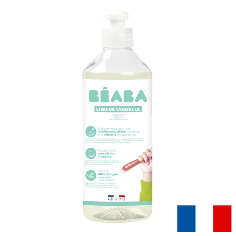 Biberoane tetine suzete - Detergent de vase lichid fara parfum Beaba 500 ml
