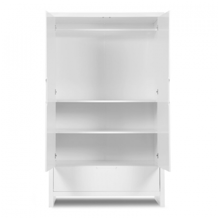 Dulap Childhome Quadro White 110x58x185 cm, MDF Alb [1]