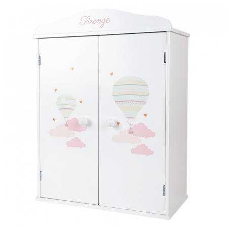 Dulap din lemn pentru papusi Arias Firenze, 40x20.50x54.5 cm [0]
