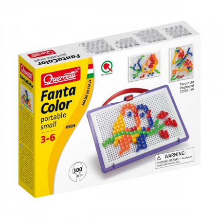 Fantacolor Portabil 100 piese patrate Quercetti [0]