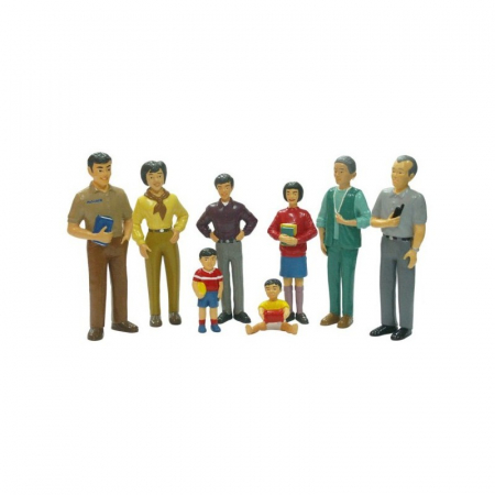 Figurine jucarii mici - Figurine familie asiatica Miniland