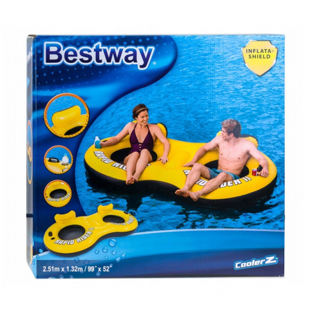 Fotoliu gonflabil dublu Rapid Rider Bestway [8]
