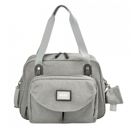 Genti bebe - Geanta de infasat Beaba Geneva II Heather Grey-Resigilat