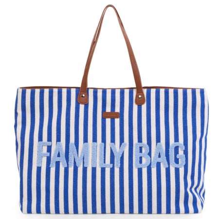 Genti bebe - Geanta Childhome Family Bag Albastru/Alb
