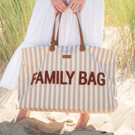 Geanta Childhome Family Bag Nude/Alb [2]