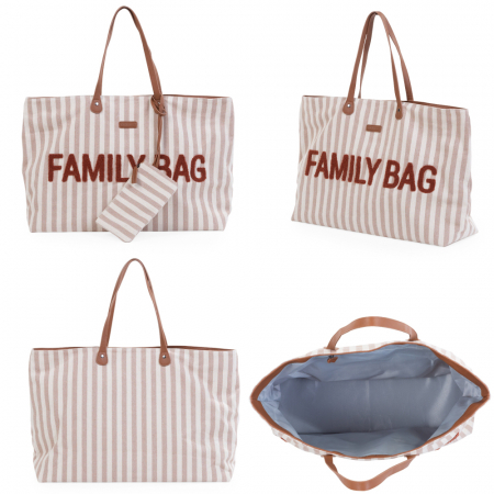 Geanta Childhome Family Bag Nude/Alb [1]