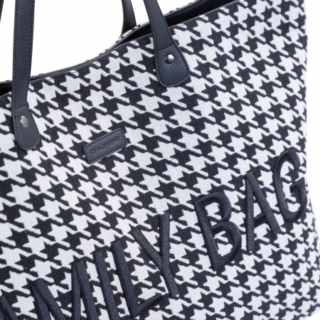 Geanta Childhome Family Bag Pied de Poule Negru [2]
