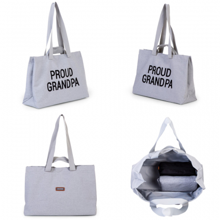 Geanta Childhome Proud Grandpa Gri - Resigilate [1]