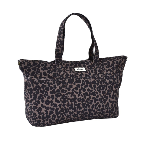 Articole mamici - Geanta de bebe Beaba Madrid Leopard
