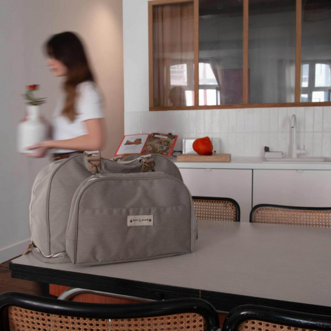 Geanta de infasat Baby On Board Juliette Pebble Grey [9]