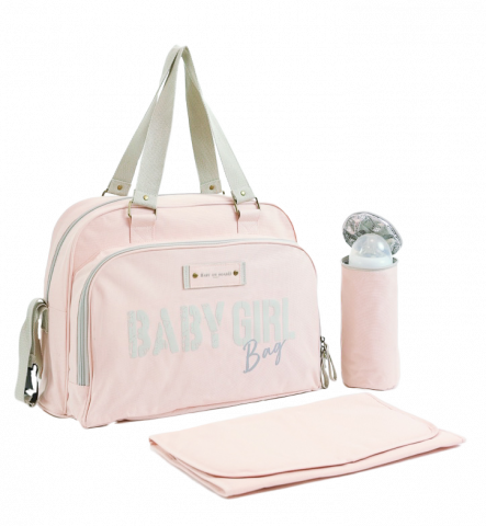 Genti bebe - Geanta de infasat Baby On Board Simply My Baby Rose