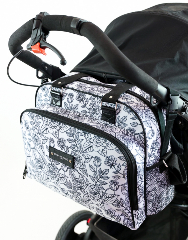 Geanta de infasat Baby On Board Simply Roses [6]