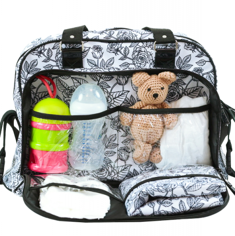 Geanta de infasat Baby On Board Simply Roses [4]