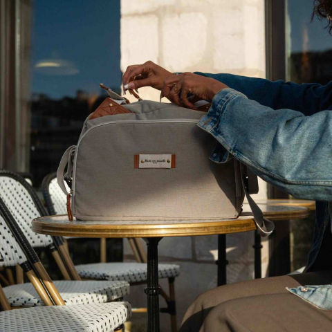 Geanta de infasat Baby On Board Titou Greige [5]