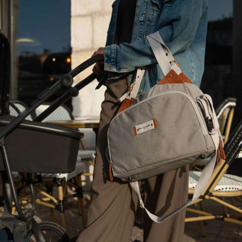 Geanta de infasat Baby On Board Titou Greige [3]