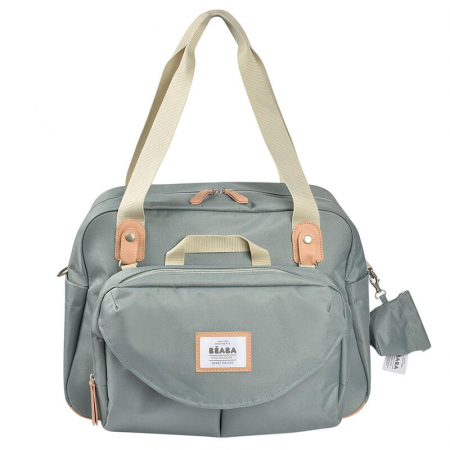 Genti bebe - Geanta de infasat Beaba Geneva II Sage Green