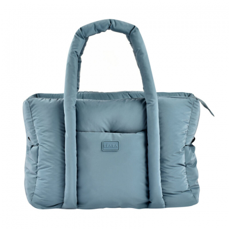 Genti bebe - Geanta de infasat Beaba Puffi Paris Baltic Blue