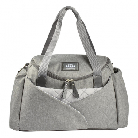 Genti bebe - Geanta de infasat Beaba Sydney II Heather Grey