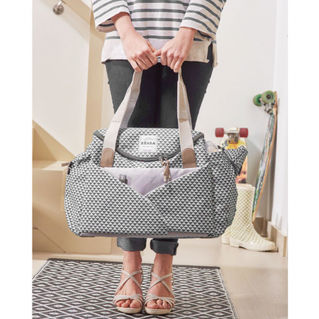 Geanta de infasat Beaba Sydney II Playprint Grey [5]