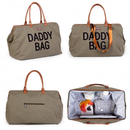 Geanta de infasat Childhome Daddy Bag Kaki [1]